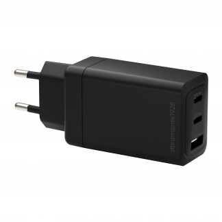 DBRAMANTE re-charge IT Charger 2xUSB-C 65W + 1xUSB-A Black