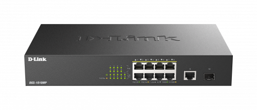 D-LINK 10-Port Desktop Gigabit PoE+ Switch