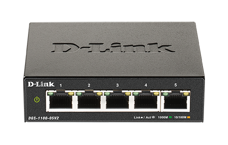 D-LINK 5-Port Gigabit Smart Managed Switch