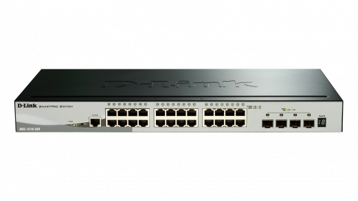 28-Port Gigabit Stackable Switch 4 10G SFP+