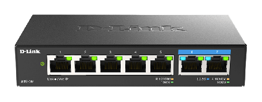 D-LINK 6-port Multi-Gigabit Unmanaged Switch