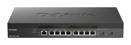 10 Port Smart Managed Switch including 8x 10G & 2x SFP+ port