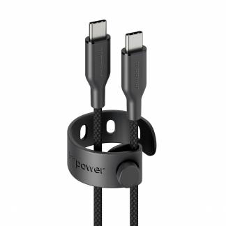 EMPOWER Racing 60W USB-C to USB-C Cable 2M, Space Black