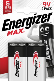 Energizer MAX 9V/6LR61 (2-pack)