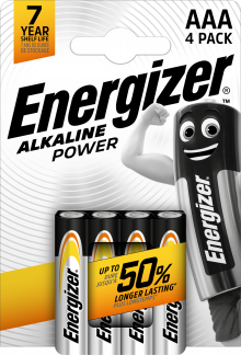 Energizer Alkaline Power AAA type Standardbatterier 4