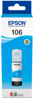 Epson 106 Cyan 1900 fotos Bl&aelig;kbeholder C13T00R240