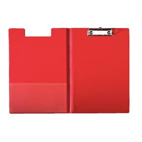 Clipboard m/forside Esselte PP A4 rød