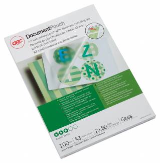GBC Lamineringslomme 80my A3 (100)