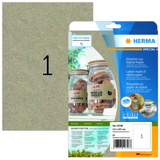 Herma etiket Silphie 210x297 kraftpapir (20)