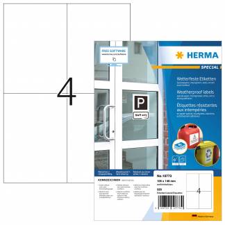 Herma etiket ekstra vejrbestandig papir 105x148 (320)