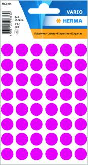 Herma etiket manuel &oslash;13 pink (240)