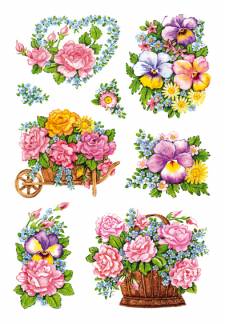 Herma stickers Decor blomsterkurv (3)