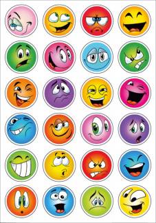 Herma stickers Decor smiley ansigter (2)