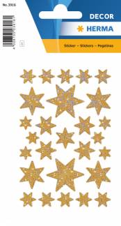 Herma stickers Decor julestjerne guld (3)