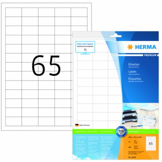 Herma etiket Premium 38,1x21,2 (650)