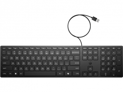 HP 320K G2 USB Wired Keyboard (Nordic)