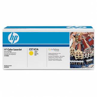 HP Laserjet CE742A / 307A Gul 7.300 sider