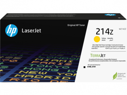 214Z Ultra High Yield Yellow Original LaserJet Toner Cartrid