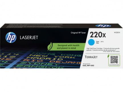 220X Cyan Original LaserJet Toner Cartridge 5,5K