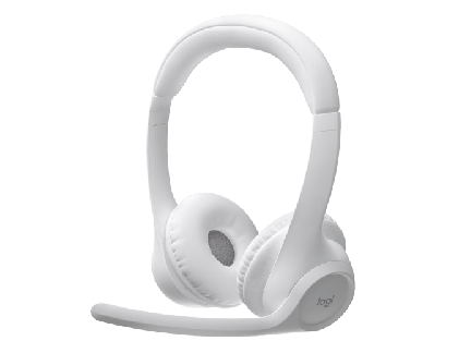 Logitech Zone 300 Tr&aring;dl&oslash;s H&oslash;retelefoner Hvid