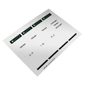 Rygetiket brevordner 180 PC 80mm
