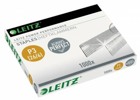 H&aelig;fteklammer 26/6 P3 t/30ark (1000)