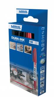 Dura Ink Fine 15 Retail Pack (3) Black/Red