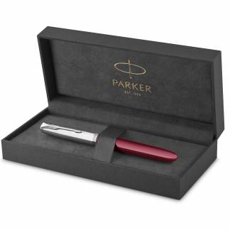 Parker 51 fyldepen i gave&aelig;ske bordeaux/krom