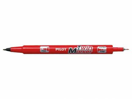 Marker Twin Marker BG r&oslash;d
