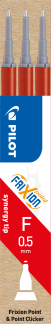 Frixion Point Clicker 0,5 refill r&oslash;d (3)