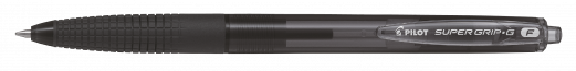 Kuglepen m/klik Super Grip G 0,7 sort
