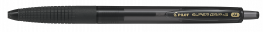 Kuglepen m/klik Super Grip G 1,0 sort