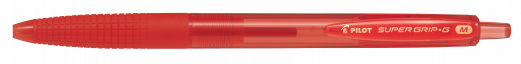 Kuglepen m/klik Super Grip G 1,0 r&oslash;d