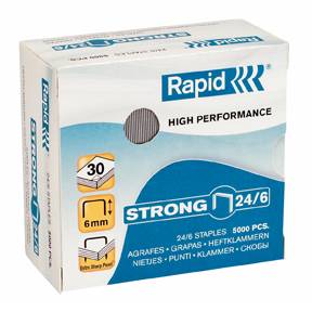Hæfteklammer 24/6 strong galv (5000)