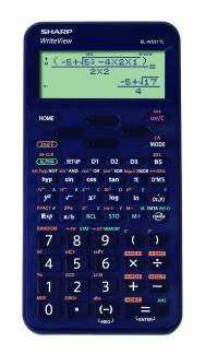 Sharp scientific calculator EL-W531TL mørke blå