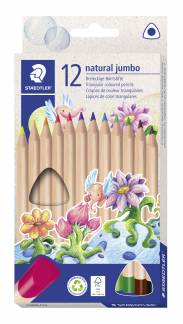 Farveblyant Noris Jumbo trekant Natur ass (12)
