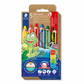 STAEDTLER Coloured pencil Noris Junior chunky 5+1 ass (6)