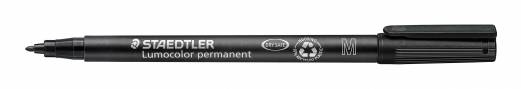 Marker Lumocolor perm 1,0mm sort