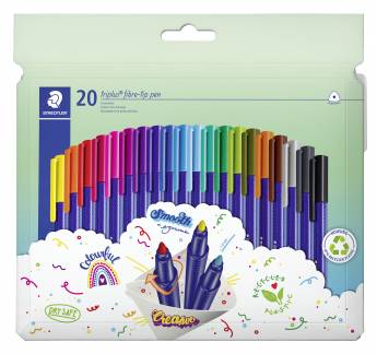 Fiberpen Triplus Color 1mm ass (20)