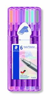 Fineliner Triplus 0,3mm Pastel Line ass (6)