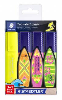 Overstregningspen Textsurfer ass (3+1)