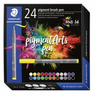 STAEDTLER 371 B&oslash;rstepen Dark cool gray Light lavender Intense black Light black Cool gray medium R&oslash;d Bl&aring; Gr&oslash;n Lysebl&aring; Gul Orange Brun Violet Magenta Turkis R&oslash;d violet Pastelgul Pilegr&oslash;n Bordeaux Umbra Indigobl&aring; R&aring; sienna Light peach Lys rosa