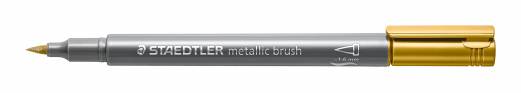Marker brush Metallic 1-6mm guld