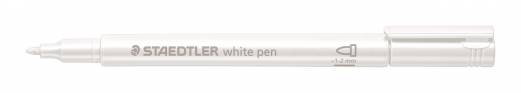 Marker Metallic 1-2mm hvid