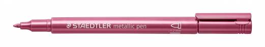 Marker Metallic 1-2mm rød