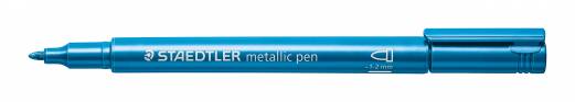 Marker Metallic 1-2mm blå