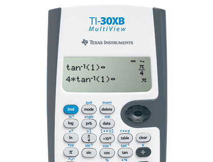 Texas TI-30XB MV calculator uk manual
