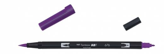 Tombow Marker ABT Dual Brush 676 royal purple