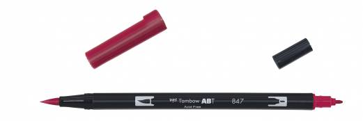 Tombow Marker ABT Dual Brush 847 crimson