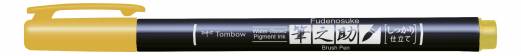 Tombow Marker Fudenosuke h&aring;rd gul
